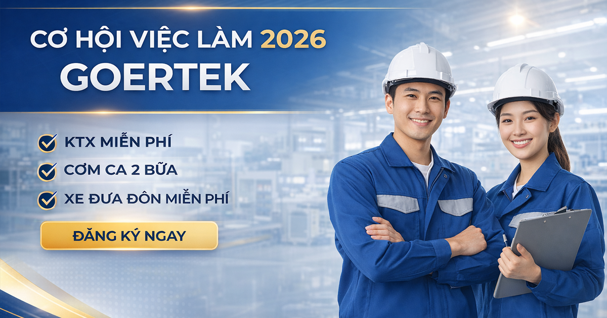 Cơ hội việc làm goertek 2026