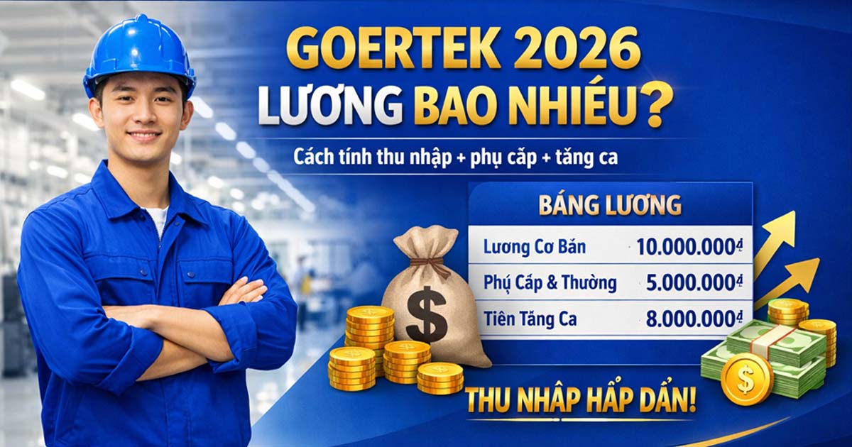 Goertek 2026 lương bao nhiêu