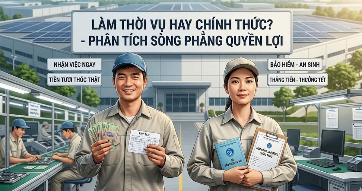 Làm thời vụ hay chính thức tại Goertek