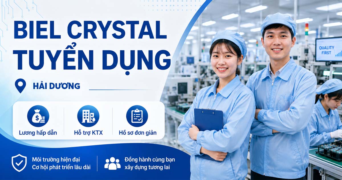 Biel Crystal tuyển dụng